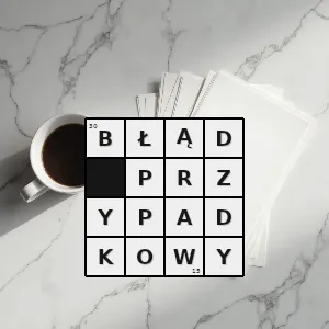 Hasło krzyżówkowe rodzaj błędu pomiaru niewynikający z czynników systematycznych powtarzalnych - błąd przypadkowy – rozwiązanie, synonimy, podpowiedzi i definicje krzyżówkowe